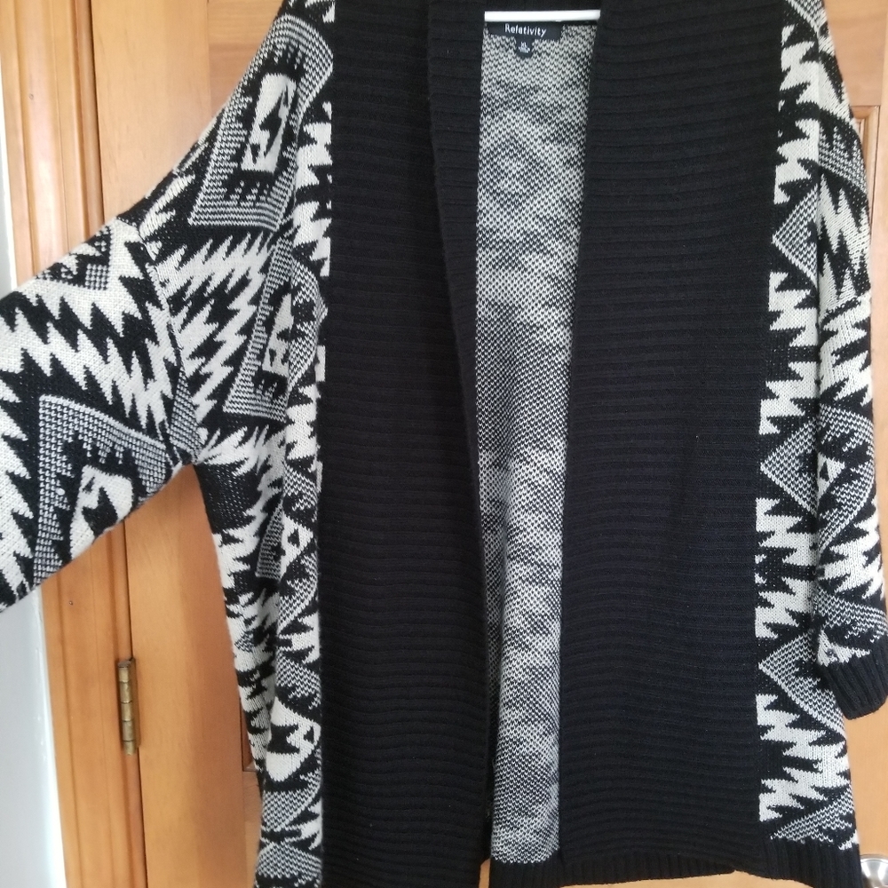 Relativity open front Sweater